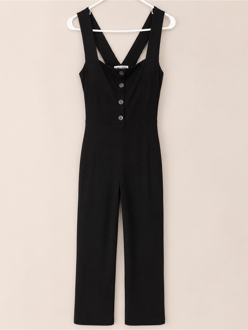 REFORMATION Womens Sleeveless Vera ribbed Button Front Jumpsuit  S NWT